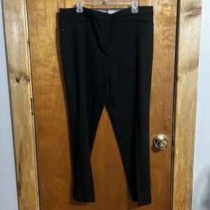 Jones New York Signature Trouser Pants Black Womens Size 14